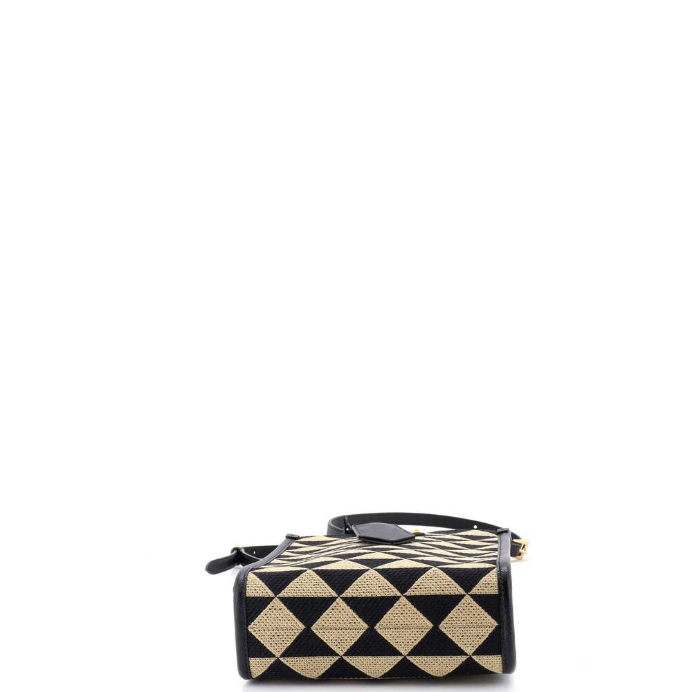 Prada Symbole Shopper Tote Jacquard #201032P24B - Picture 4 of 6